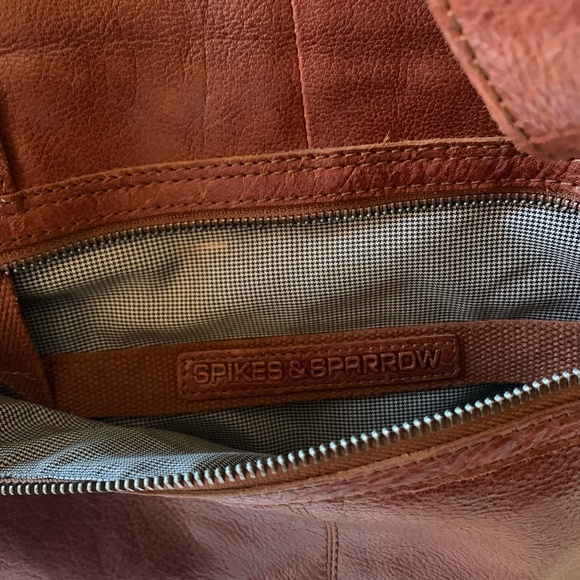 Spikes & Sparrow genuine leather laptop bag/tote - Picture 5 of 8